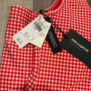 Abercrombie & Fitch Red gingham Checkered Dress